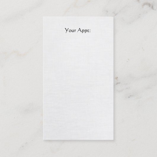 ネイルサロン名刺 名刺 (裏面)