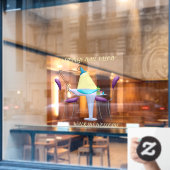 ネイルサロン店舗ビジネスをカスタマイズ ウィンドウサイン (カフェ窓)