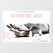 ネイルサロン店舗ビジネスをカスタマイズ ウィンドウサイン (シート)
