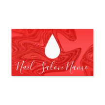 ネイルサロン絵を描旋回ロイヤリティパンチカード