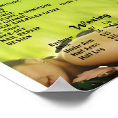 ネイルサロン美しいポスター ポスター (角)