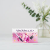 ネイルサロン背景 | マニキュア・ポーランド ロイヤリティカード (スタンド正面)