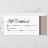 ネイルサロン贈与証 (裏面)