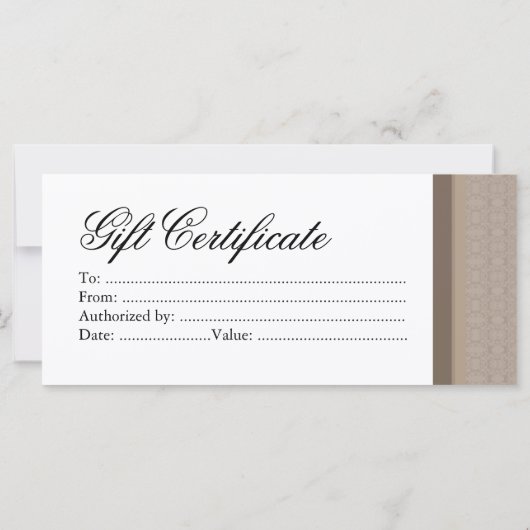 ネイルサロン贈与証 (裏面)