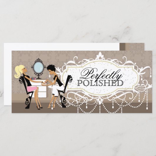 ネイルサロン贈与証 (正面/裏面)