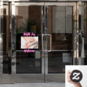 ネイルサロン ウォークイン歓迎 ハンズ ネイル 写真 ウィンドウサイン (オフィスドア)