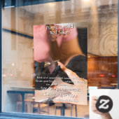 ネイルサロン オーダーメイド ネイルビジネス ウィンドウサイン (カフェ窓)