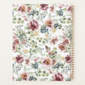 ネイルサロン オーダーメイド 花の計画帳 プランナー手帳 (裏面)