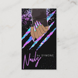 ネイルサロン・ホロモダングラフィック・グラムトレンディー事業 名刺