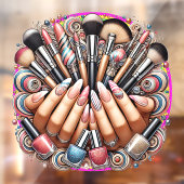 ネイルサロン＆メイクサロン ウィンドウサイン (シート2)