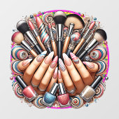 ネイルサロン＆メイクサロン ウィンドウサイン (シート)