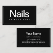 ネイルサロン 名刺 (正面/裏面)