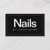 ネイルサロン 名刺 (正面)