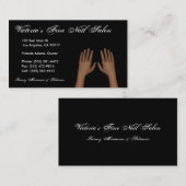 ネイルサロン 名刺 (正面/裏面)