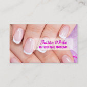 ネイルサロン 名刺 (正面)