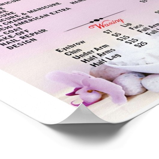 ネイルサンポスター価格 ポスター (角)