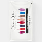 ネイルポリッシュカラーセット ネイルサロン 横断幕 (縦)