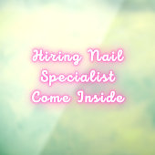 ネイル専門家の募集です ウィンドウサイン (シート3)