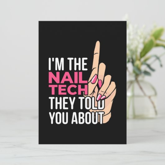 ネイル技術者です 招待状 (スタンド正面)