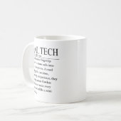 ネイル技術者 コーヒーマグカップ (正面左)
