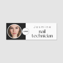 ネイル技術者 プロフェッショナル 写真 QR 白黒