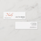 ネイル スキニー名刺 (正面/裏面)