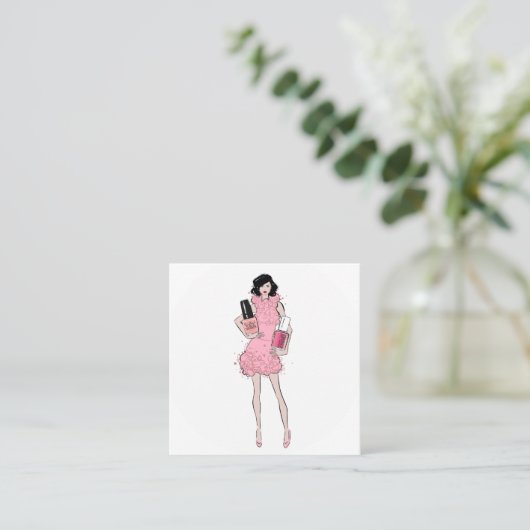 ネイル スクエア名刺 (スタンド正面)