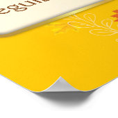 ネイル&スパの秋オファーポスター ポスター (角)