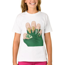ネイル ハンド Tシャツ