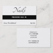 ネイル 名刺 (正面/裏面)