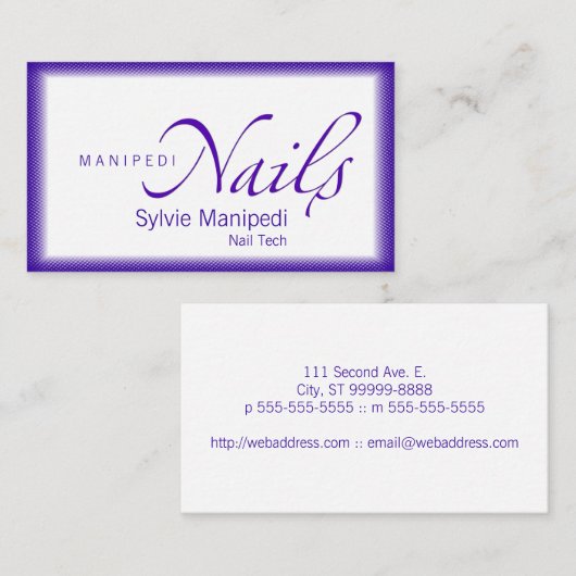 ネイル 名刺 (正面/裏面)