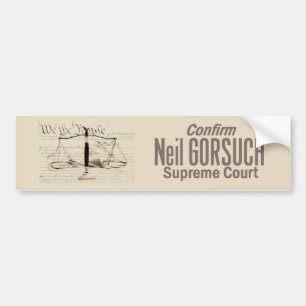 ネイルGORSUCHの最高裁判所 バンパーステッカー