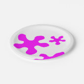 ネオおもしろいンマゼンダのヌメ絵を描ラ模様かわいい ペーパープレート (アングル)