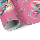 ネオお洒落ンのハロウィーンの魔女ハロウィーンの魔女。 ラッピングペーパー (ロールコーナー)