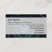 ネオエレガントアポップ・アートのートの花 名刺 (裏面)