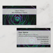 ネオエレガントアポップ・アートのートの花 名刺 (正面/裏面)