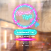 ネオカスタマイズーカラオケナイトメディアサイズ ウィンドウサイン (シート2)