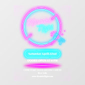 ネオカスタマイズーカラオケナイトメディアサイズ ウィンドウサイン (シート)