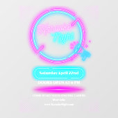 ネオカスタマイズーカラオケナイトラージ ウィンドウサイン (シート)