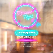 ネオカスタマイズーカラオケナイトラージ ウィンドウサイン (シート2)