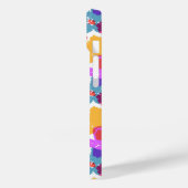 ネオカラフルモダンン花柄 Case-Mate iPhoneケース (裏面 / 左)