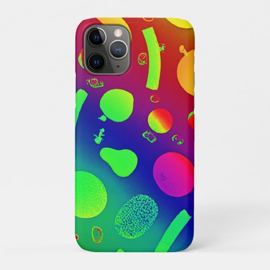 ネオカラフル鮮やかフルーツパターンアート Case-Mate iPhoneケース (裏)