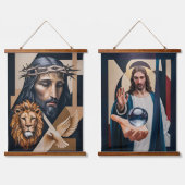 ネオキュビズムのエレガンスAトリビュートタペストリー 吊り下げ型タペストリー (ダブル)