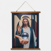 ネオキュビズムのエレガンスAトリビュートタペストリー 吊り下げ型タペストリー (正面2)