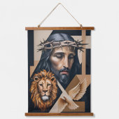 ネオキュビズムのエレガンスAトリビュートタペストリー 吊り下げ型タペストリー (正面)