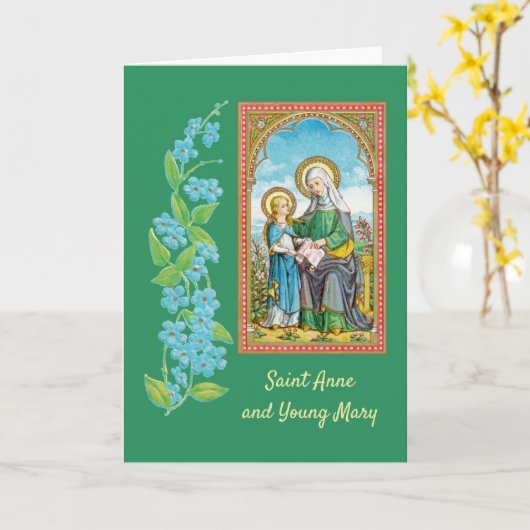 ネオゴシック様式のサンアンとヨンメアリー(SAU 29) カード (黄色い花)