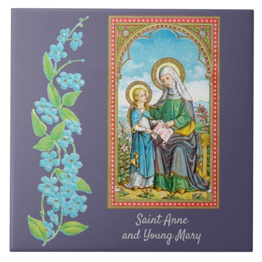 ネオゴシック様式のサンアンとヨンメアリー(SAU 29) タイル (正面)