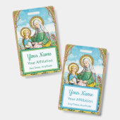 ネオゴシック様式のサンアンとヨンメアリー(SAU 29) バッジ (表裏)