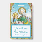 ネオゴシック様式のサンアンとヨンメアリー(SAU 29) バッジ (裏面)