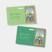 ネオゴシック様式のサンアンとヨンメアリー(SAU 29) バッジ (正面＆裏面)